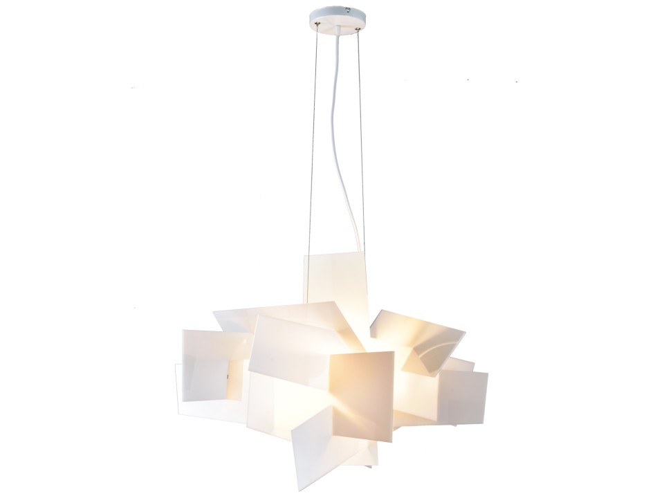 Lampa wisząca FAME biała 65 cm Step Into Design
