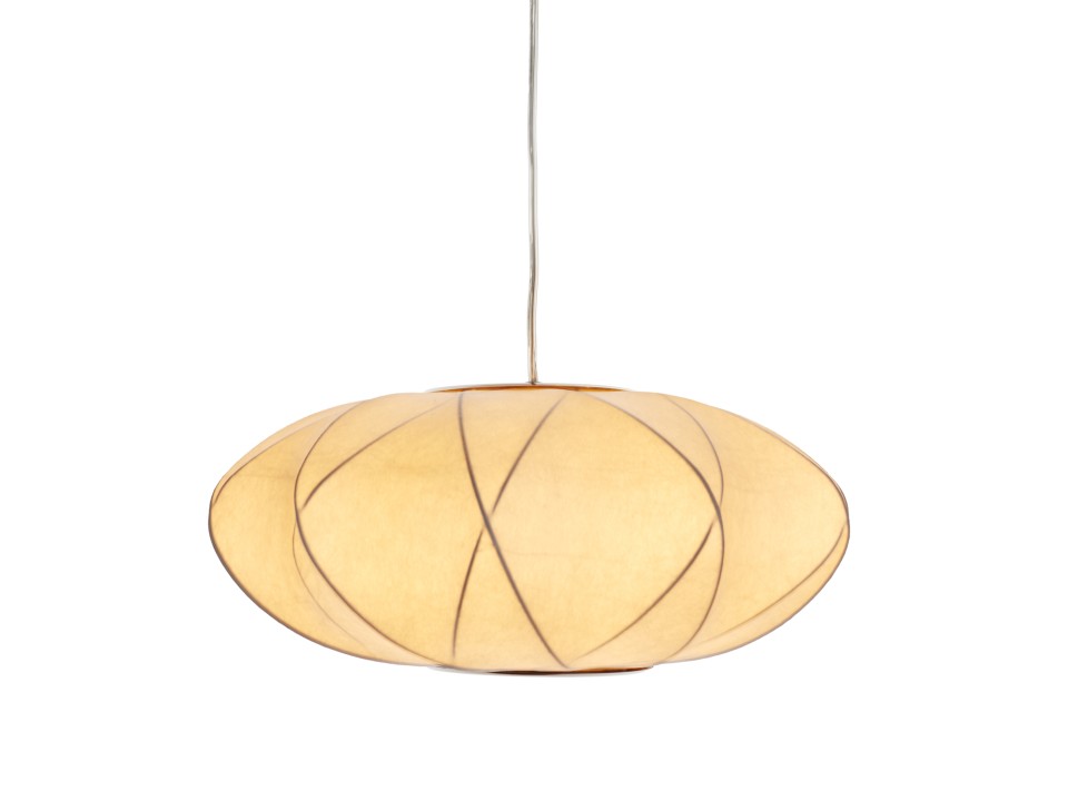 Lampa wisząca SILK X-shape biała 40 cm Step Into Design