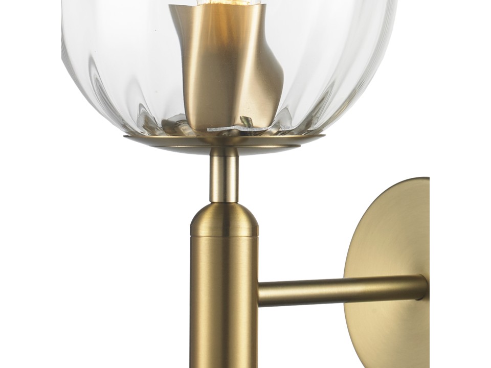 Lampa ścienna PALLA złota 15 cm Step Into Design