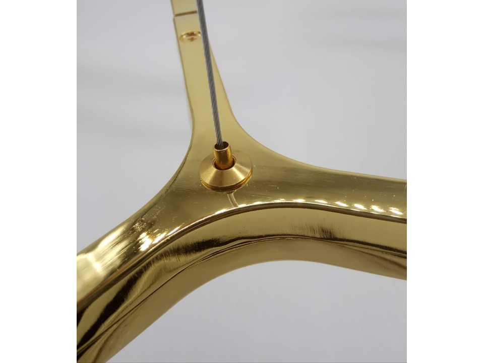 Lampa wisząca CANDLES-10 złota 165 cm Step Into Design