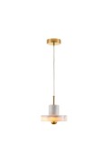 Lampa wisząca UNIVERSO marmurowo złota 18 cm Step Into Design