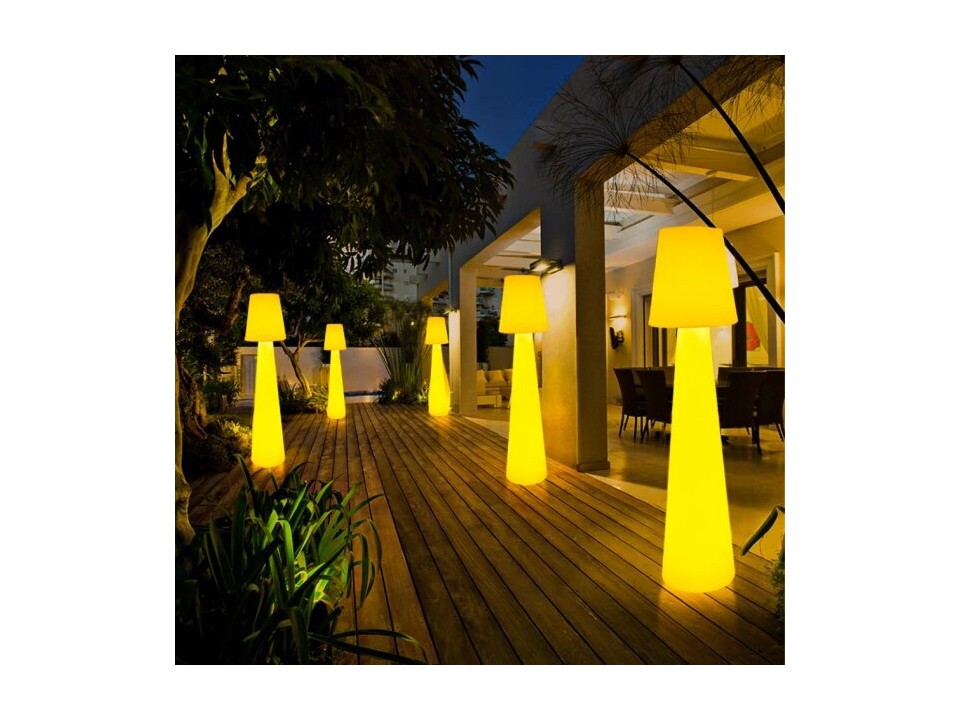 Lampa ogrodowa stojąca GARDENA L LED RGBW 16 kolorów 150 cm Step Into Design