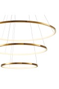 Lampa wisząca CIRCLE SLIM 40+60+80 LED złoty 40 cm + 60 cm + 80 cm Step Into Design