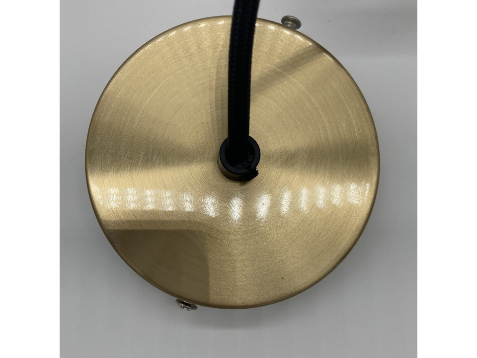 Lampa wisząca SOLARIS biało mosiężna 30 cm Step Into Design