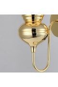 Lampa ścienna QUEEN złoto czarna 18 cm Step Into Design