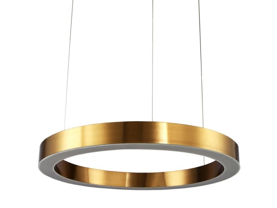 Lampa wisząca CIRCLE 80 LED mosiądz szczotkowany 80 cm Step Into Design