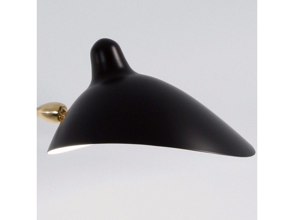 Lampa ścienna CRANE-1W czarna 99 cm Step Into Design