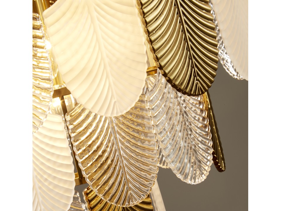 Lampa wisząca SECRET biało złota 80 cm Step Into Design