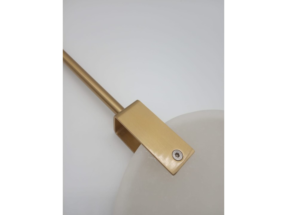 Lampa wisząca MARBLE LED marmurowo złota 30 cm Step Into Design