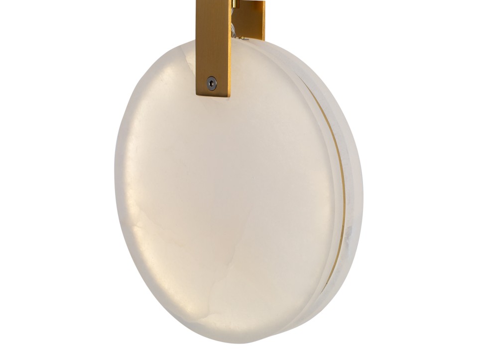 Lampa wisząca MARBLE LED marmurowo złota 30 cm Step Into Design