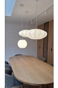 Lampa wisząca SILK X-shape biała 60 cm Step Into Design