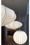 Lampa wisząca SILK X-shape biała 60 cm Step Into Design