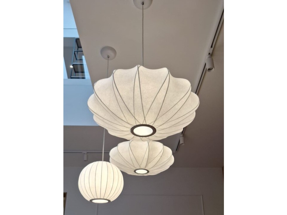 Lampa wisząca SILK X-shape biała 60 cm Step Into Design