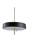 Lampa wisząca ARTDECO czarno - złota 35 cm Step Into Design
