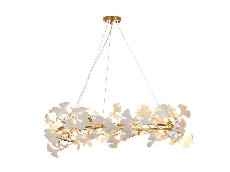 Lampa wisząca BOTANIKA złoto biała 100 cm Step Into Design