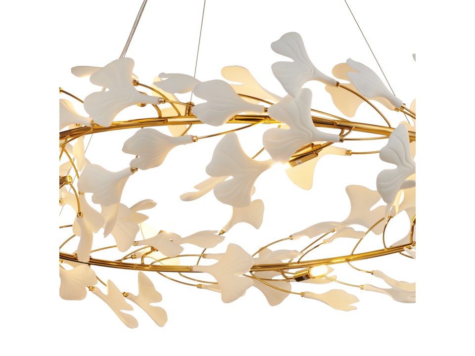 Lampa wisząca BOTANIKA złoto biała 100 cm Step Into Design