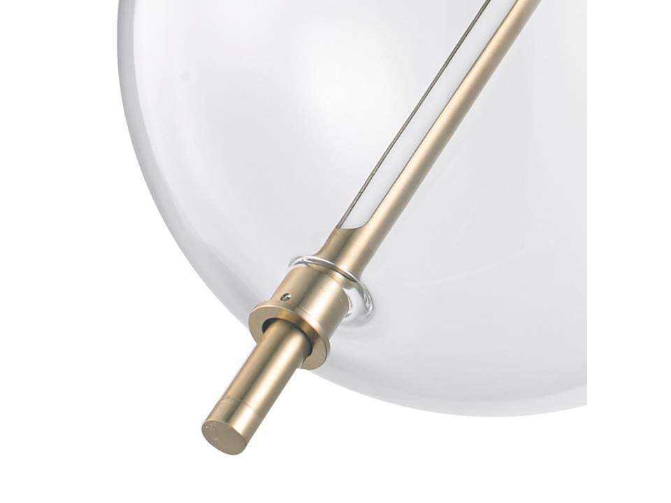 Lampa wisząca AMORE - 1 LED złota 24 cm Step Into Design