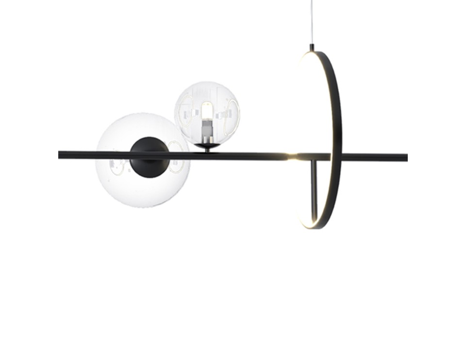 Lampa wisząca ORION LONG-120 czarna 120 cm Step Into Design