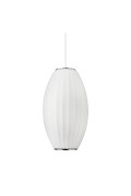 Lampa wisząca SILK BARREL biała 50 cm Step Into Design