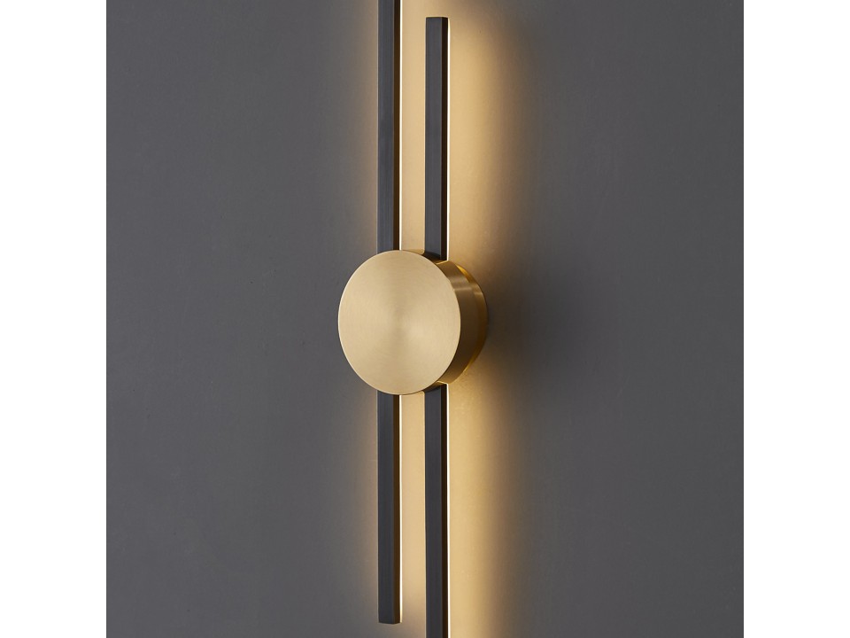 Lampa ścienna CENTRO czarna 92 cm Step Into Design