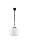 Lampa wisząca BOOM LED biało miedziana 35 cm Step Into Design