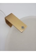 Lampa wisząca MARBLE LED marmurowo złota 24 cm Step Into Design