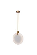 Lampa wisząca MARBLE LED marmurowo złota 24 cm Step Into Design