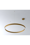 Lampa wisząca CIRCLE 60+80+80 LED mosiądz na 1 podsufitce Step Into Design