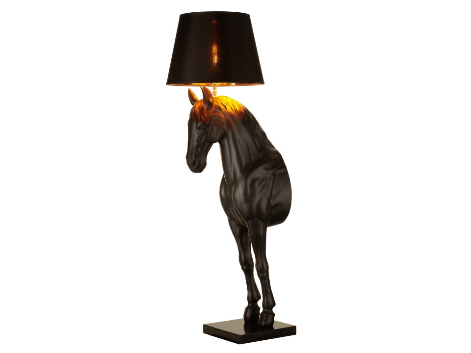 Lampa podłogowa KOŃ L / HORSE czarna 185 cm Step Into Design