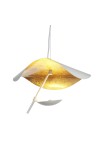 Lampa wisząca ENIGMA LED biało złota 40 cm Step Into Design
