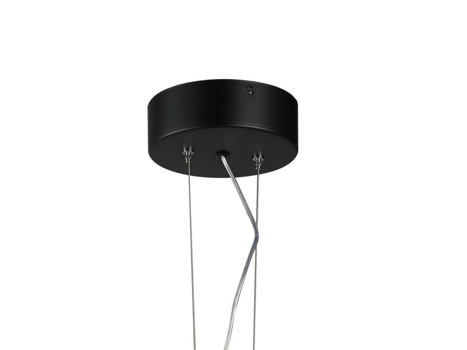 Lampa wisząca ACIRCULO led czarna 60 cm Step Into Design