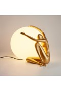 Lampa stołowa WOMAN-1 złota 47 cm Step Into Design