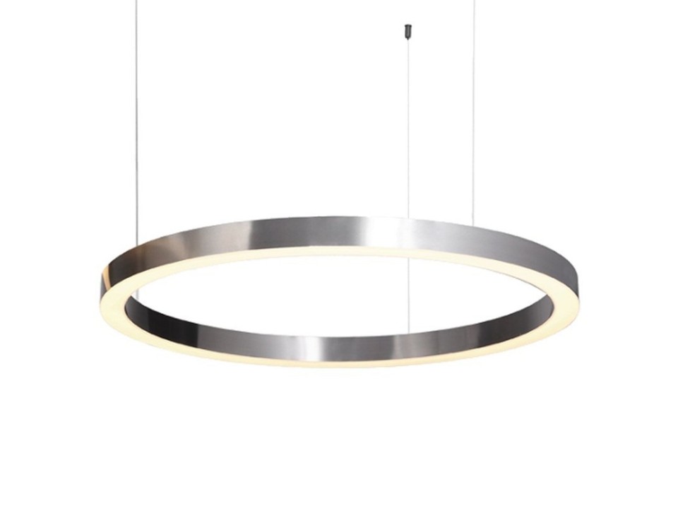 Lampa wisząca CIRCLE 120 LED nikiel szczotkowany 120 cm Step Into Design