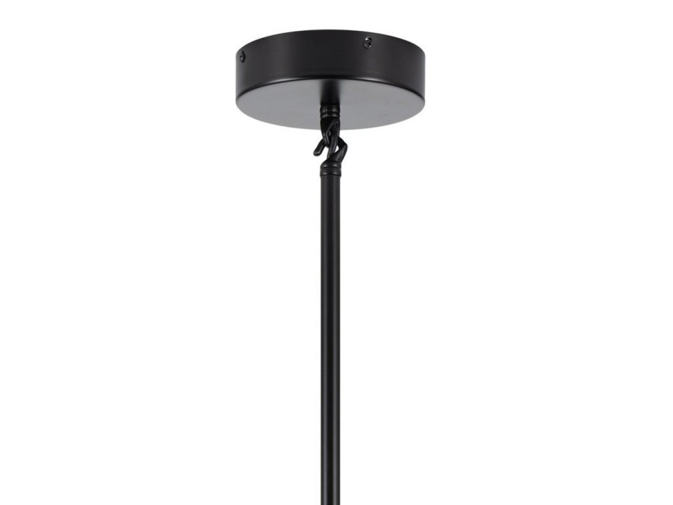 Lampa wisząca MODERN ORCHID-6 transparentno czarna 130 cm Step Into Design