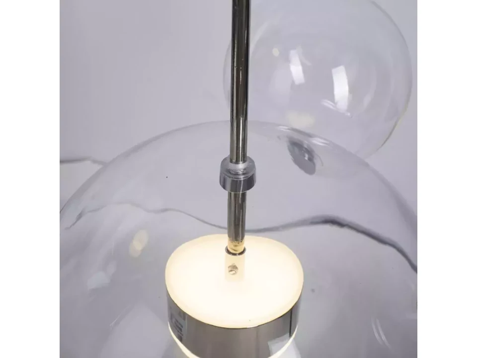 Lampa wisząca BUBBLES 3+1 LED chrom 3000K Step Into Design