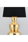Lampa stołowa QUEEN złoto czarna 18 cm Step Into Design