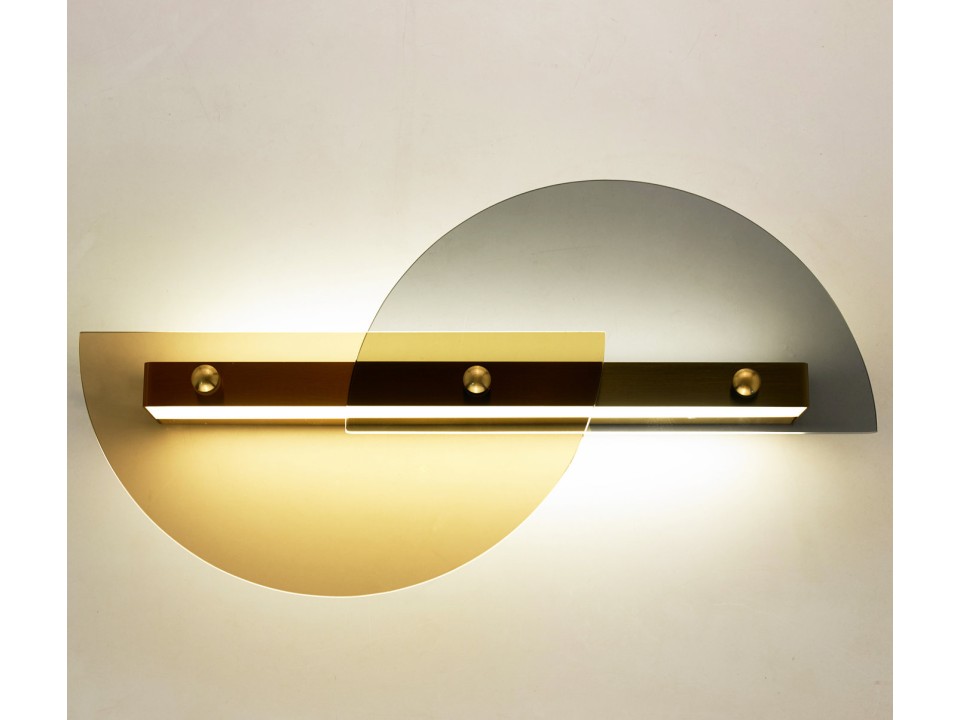Lampa ścienna ARCO LED złota 50 cm Step Into Design