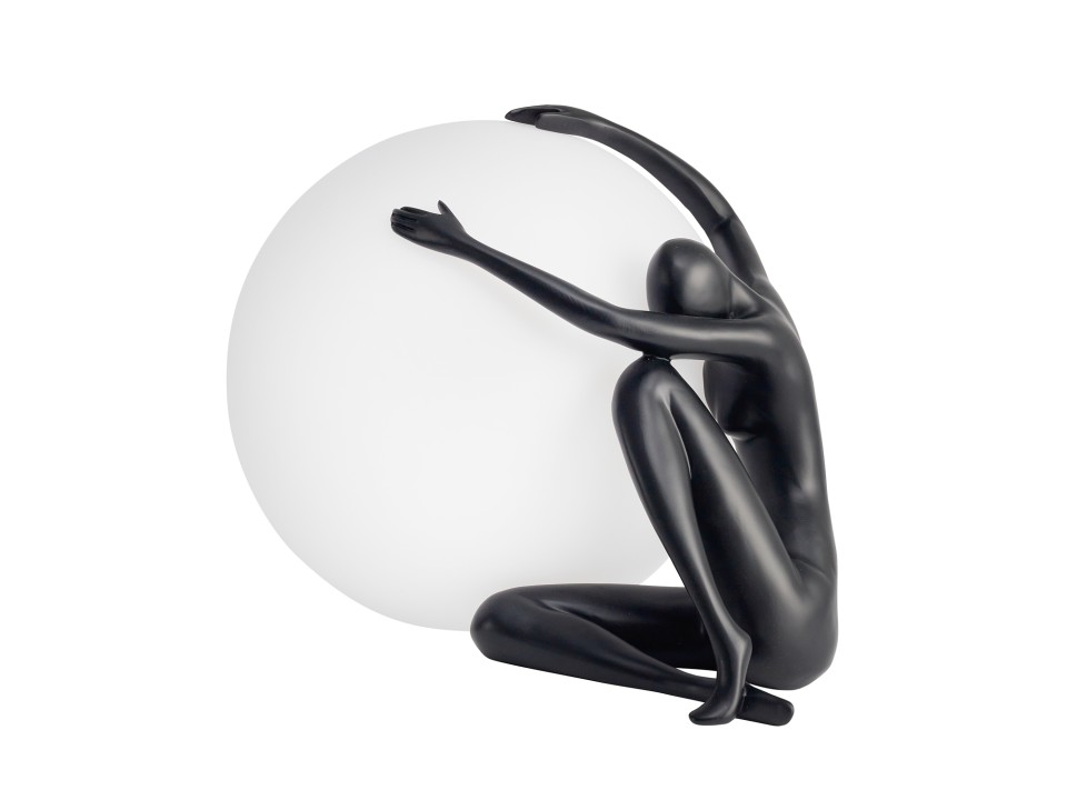 Lampa stołowa WOMAN-1 czarna 47 cm Step Into Design