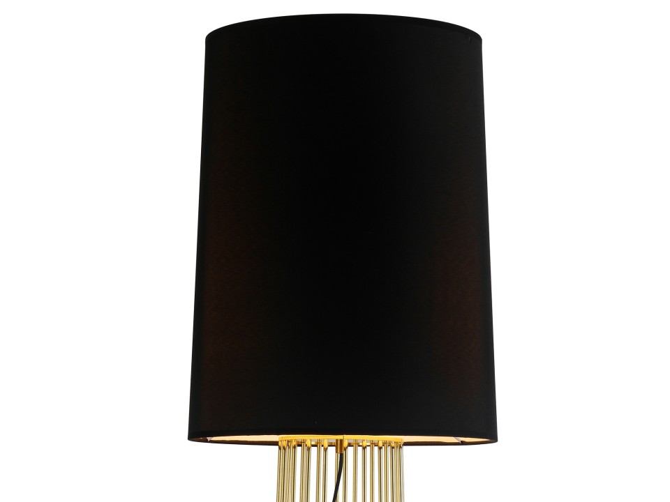 Lampa podłogowa FILO-2 czarno - złota 156 cm Step Into Design