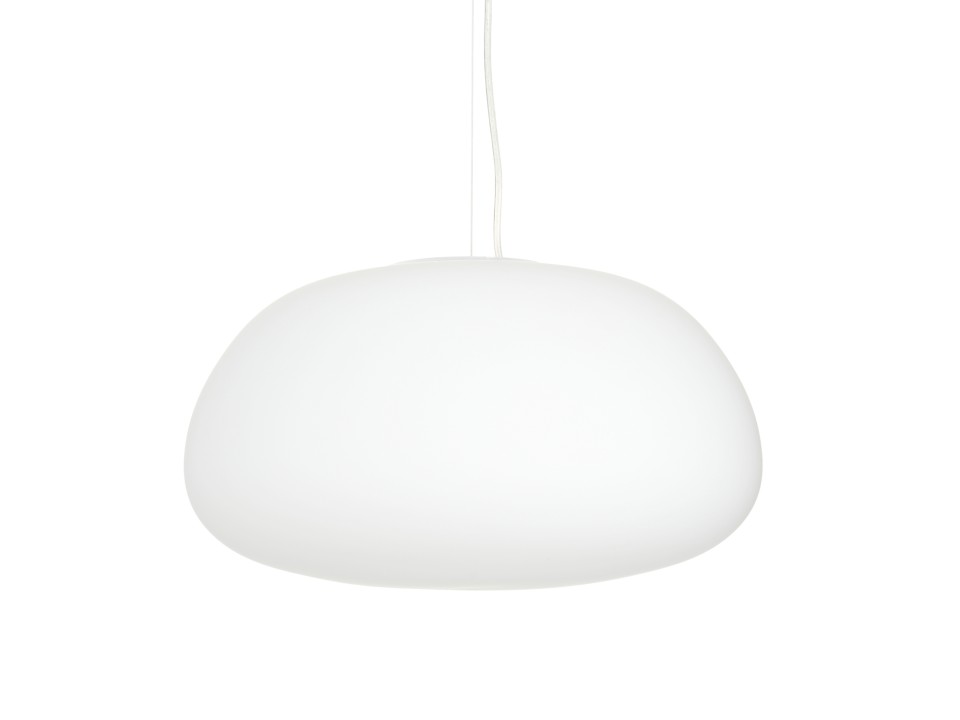 Lampa wisząca LUCIDUM FLAT biała 40 cm Step Into Design