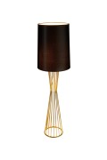 Lampa podłogowa FILO-1 czarno - złota 145 cm Step Into Design
