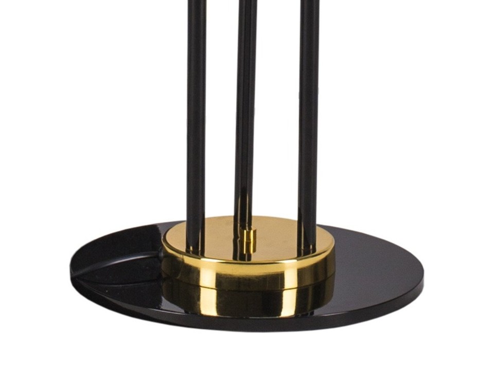 Lampa stojąca GOLDEN PIPE-3 czarno złota 180 cm Step Into Design