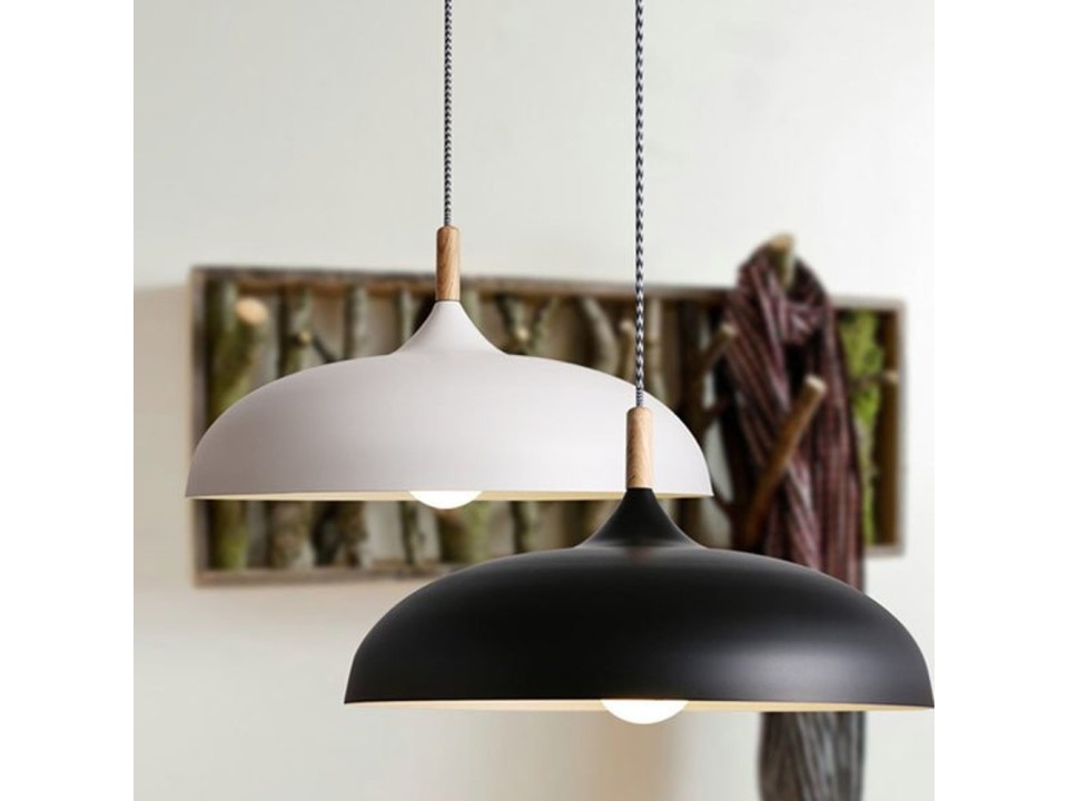 Lampa wisząca SAUCER czarna 45 cm Step Into Design