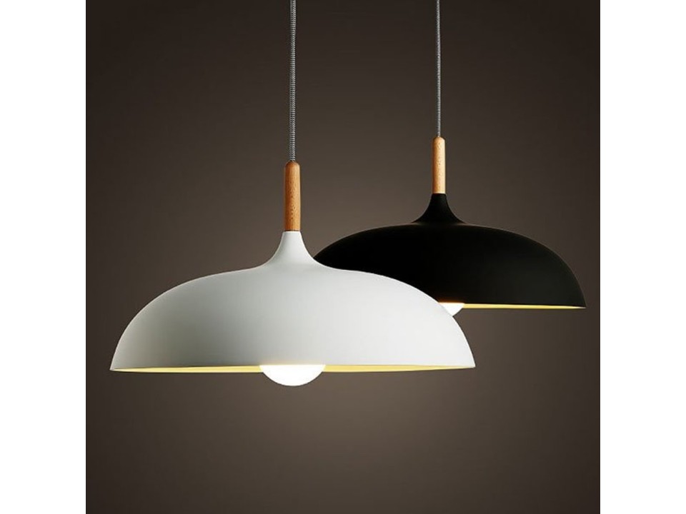 Lampa wisząca SAUCER czarna 45 cm Step Into Design