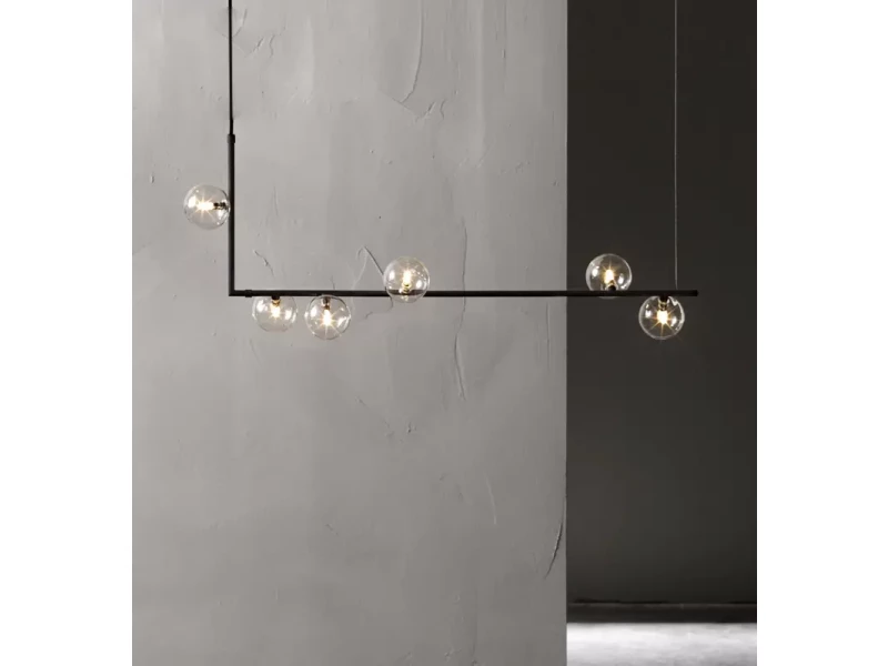 Lampa wisząca SIMPLY czarna 90 cm Step Into Design