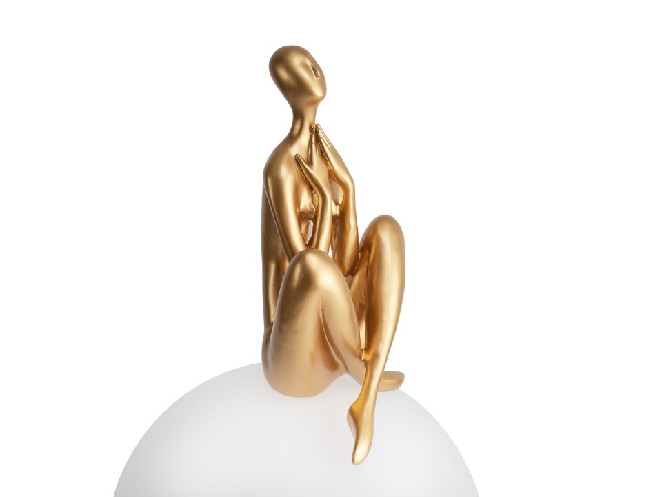 Lampa stołowa WOMAN-3 złota 35 cm Step Into Design