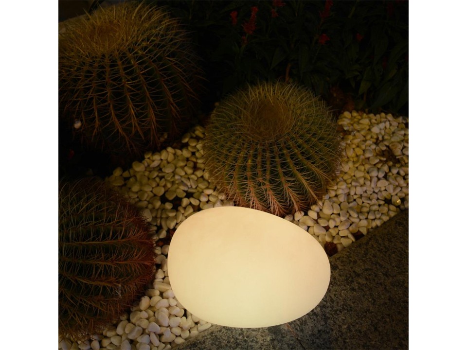 Lampa ogrodowa kamień PEBBLE L LED RGBW 16 kolorów 40 cm Step Into Design