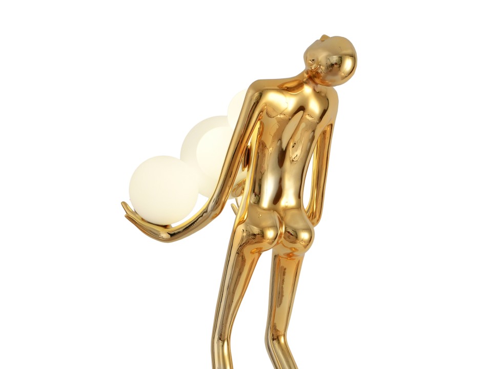 Lampa podłogowa WOMAN GOLD złoty połysk 180 cm Step Into Design