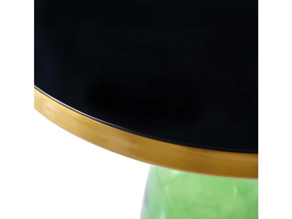 Stolik kawowy DOLCE zielono czarny 50 cm Step Into Design