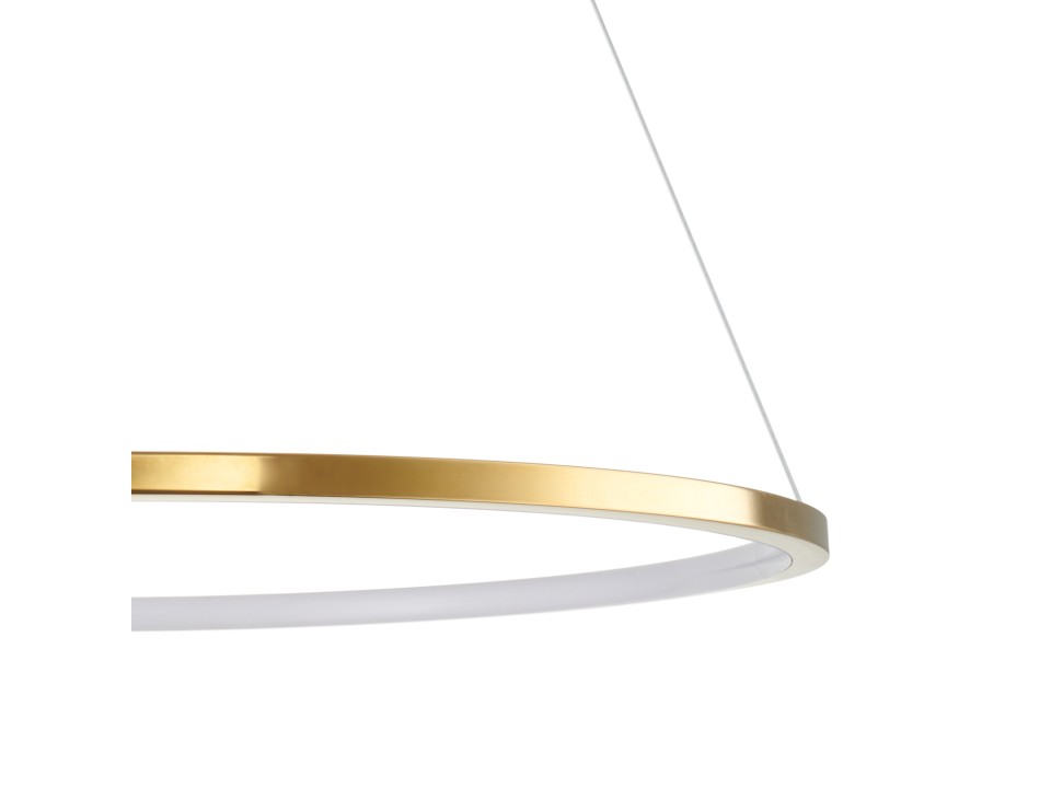 Lampa wisząca CIRCLE SLIM 60 LED złoty 60 cm Step Into Design
